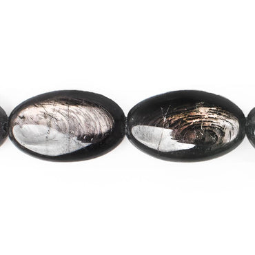 20x12mm Hypersthene plain oval beads 16 inch 20 pieces AA (ONLINE ORDER ONLY)