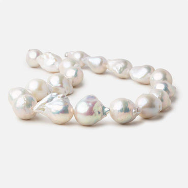 20x13-24x16mm Off White Ultra Baroque Freshwater Pearls 16 inch 19 pcs AAA (ONLINE ORDER ONLY)