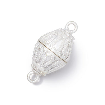 20x14.5mm Miligrain Tear Drop Design Bicone Magnetic Clasp 1 piece (ONLINE ORDER ONLY)