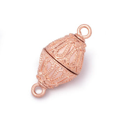 20x14.5mm Miligrain Tear Drop Design Bicone Magnetic Clasp 1 piece (ONLINE ORDER ONLY)