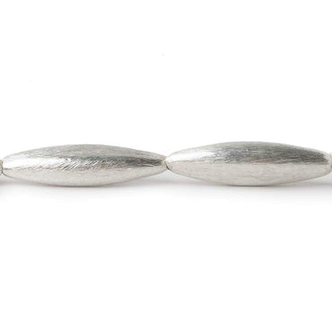 20x5mm Sterling Silver Plated Copper Brushed Marquise 8 inch 10 pcs (ONLINE ORDER ONLY)