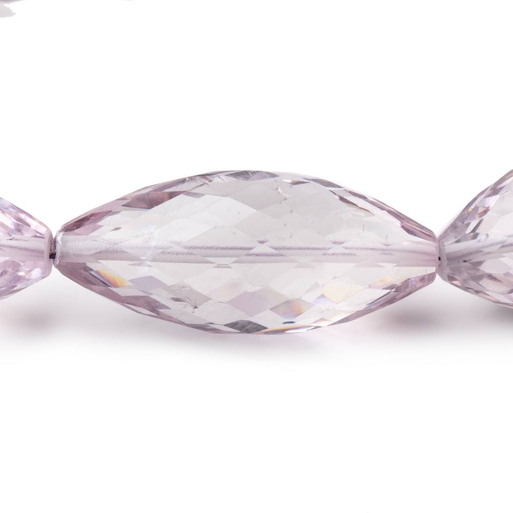 19x8-30x13mm Pink Amethyst Faceted Marquise Beads 16 inch 18 pieces (ONLINE ORDER ONLY)