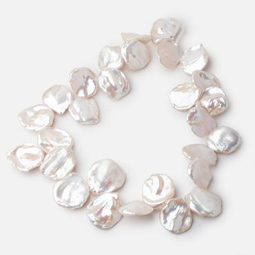 21-29mm Rosé White Ultra Keshi Freshwater Pearls 16 inch 28 Beads AAA (ONLINE ORDER ONLY)