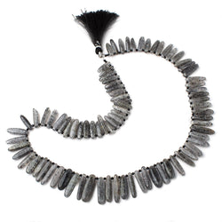 14x4-23x6mm Celestial Quartz top drilled elongated plain ovals 18 inch 80 beads AA (ONLINE ORDER ONLY)