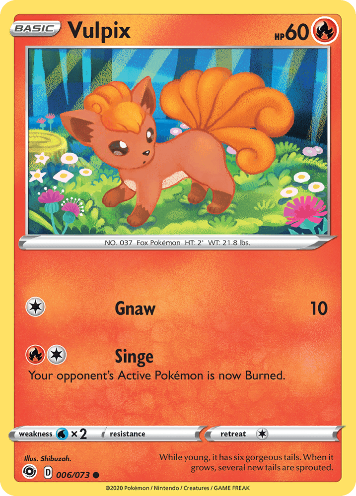 Vulpix (006/073) [Sword & Shield: Champion's Path] (Online Only)