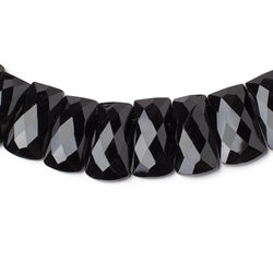 20x8-26x11mm Black Onyx Faceted Fancy Shape Collar 44 beads (ONLINE ORDER ONLY)