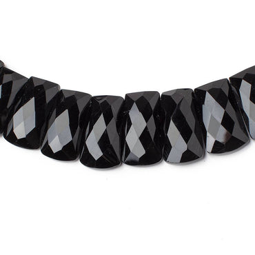 20x8-26x11mm Black Onyx Faceted Fancy Shape Collar 44 beads (ONLINE ORDER ONLY)