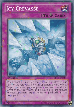 Icy Crevasse [SP13-EN037] Starfoil Rare (ONLINE ORDER ONLY)