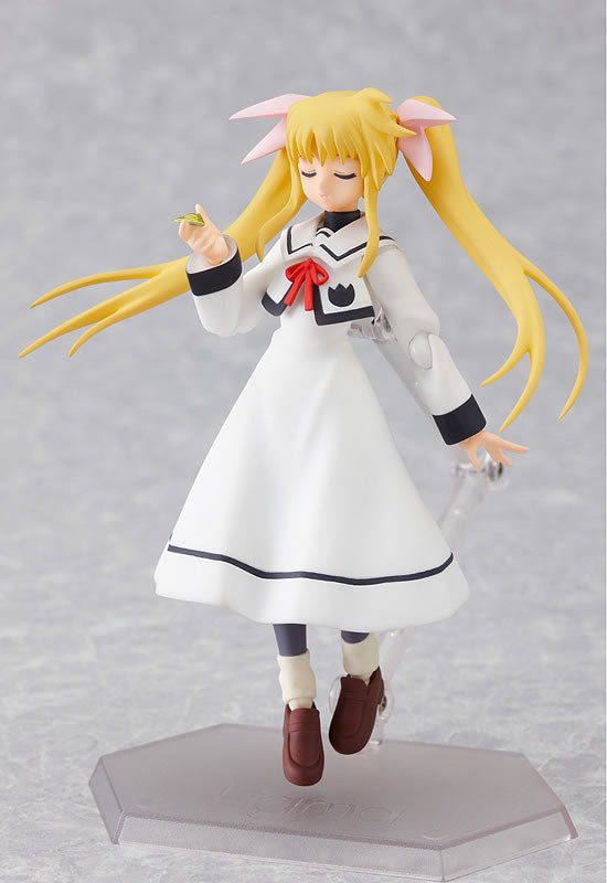 Magical Girl Lyrical Nanoha A's figma 062 Fate Testarossa: School Uniform ver. Figure (ふぃぐま ふぇいと・てすたろっさ せいふく ばーじょん) (ONLINE ORDER ONLY)