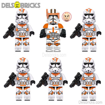 212th Clone Troopers & Commander Cody Star Wars Lego Minifigures Custom Toys (ONLINE ORDER ONLY)