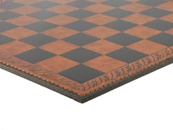 Chess Set - Isle of Lewis Resin Chessmen on Faux Leather Chess Board (ONLINE ORDER ONLY)