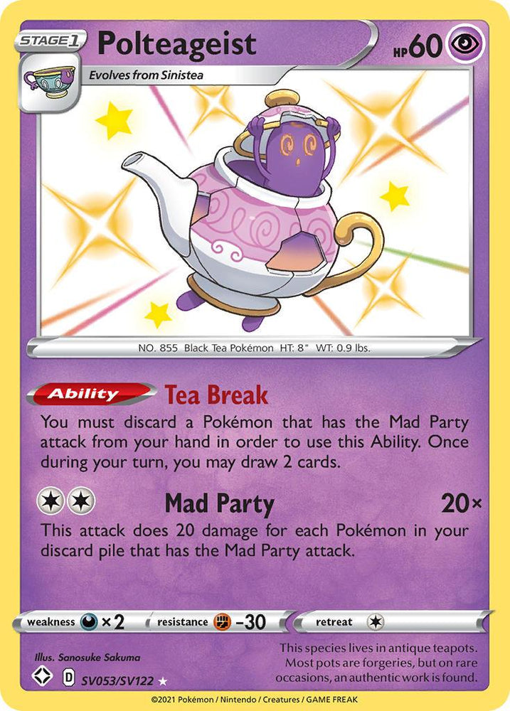 Polteageist (SV053/SV122) [Sword & Shield: Shining Fates] (Online Only)
