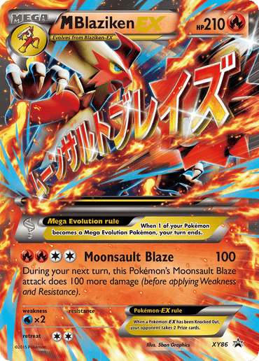 M Blaziken EX (XY86) [XY: Black Star Promos] (Online Only)