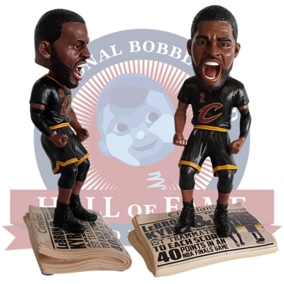 Cleveland Cavaliers 2016 NBA Champions Newspaper Bobbleheads (ONLINE ORDER ONLY)