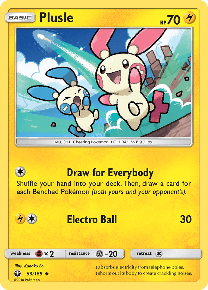 Plusle (53/168) [Sun & Moon: Celestial Storm] (Online Only)