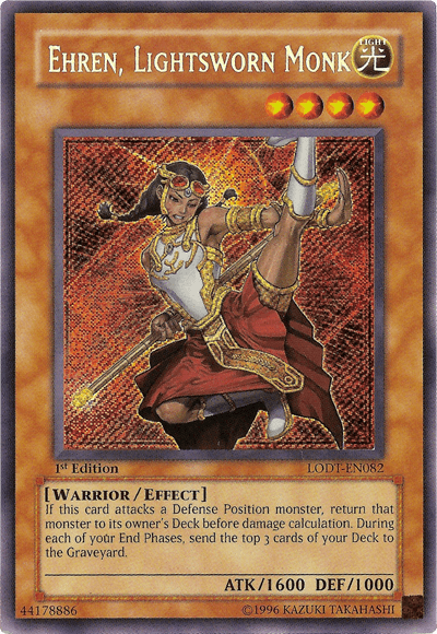 Ehren, Lightsworn Monk [LODT-EN082] Secret Rare (ONLINE ORDER ONLY)