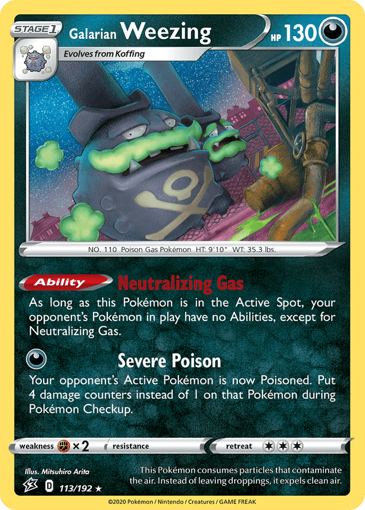 Galarian Weezing (113/192) [Sword & Shield: Rebel Clash] (Online Only)