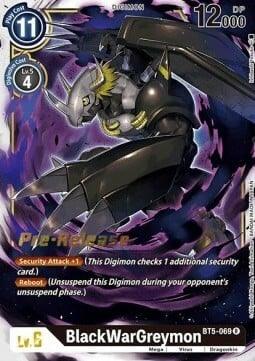 BlackWarGreymon [BT5-069] [Battle of Omni Pre-Release Promos] (ONLINE ORDER ONLY)