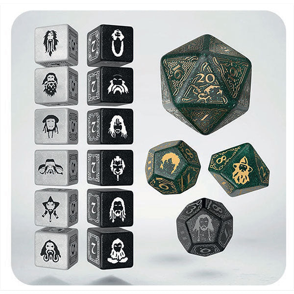 7 Piece Die Set Hobbit: TCG Dice Set - Verdant Grove (ONLINE ORDER ONLY)