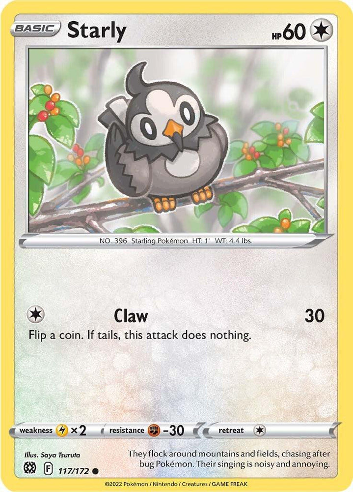 Starly (117/172) [Sword & Shield: Brilliant Stars] (Online Only)