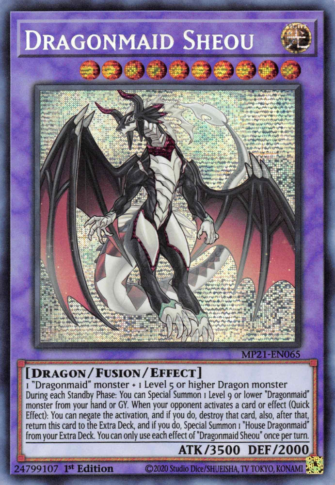 Dragonmaid Sheou [MP21-EN065] Prismatic Secret Rare (ONLINE ORDER ONLY)