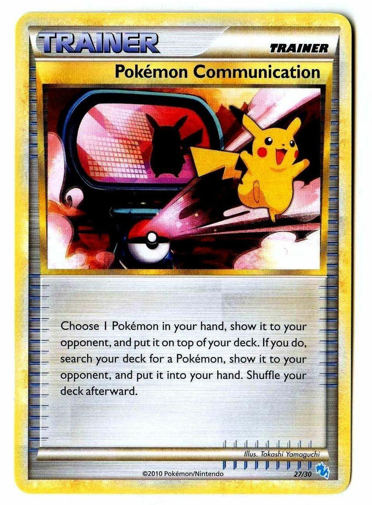 Pokemon Communication (27/30) [HeartGold & SoulSilver: Trainer Kit - Gyarados] (Online Only)