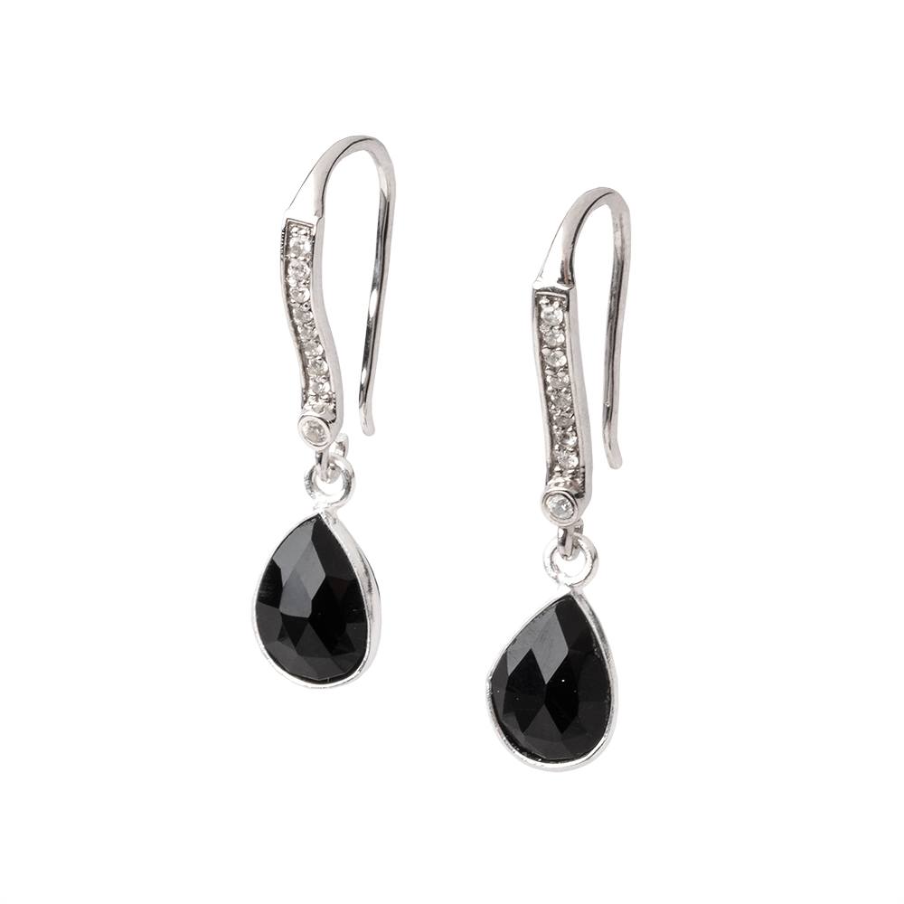 21mm Cubic Zirconia Ear Wire Set of 2 pieces (ONLINE ORDER ONLY)