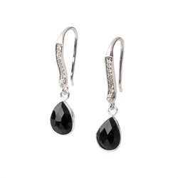 21mm Cubic Zirconia Ear Wire Set of 2 pieces (ONLINE ORDER ONLY)