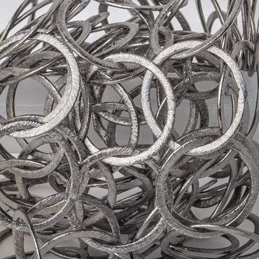 21mm&23x21mm Black Gold Plated Brushed Round &Oval Link Chain by the foot (ONLINE ORDER ONLY)