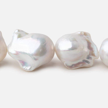 21x14-23.5x17mm Off White Ultra Baroque Freshwater Pearls 16.5 inch 19 pieces AA (ONLINE ORDER ONLY)