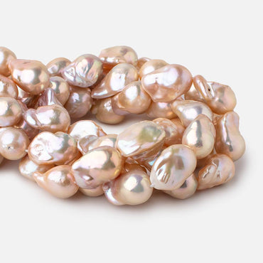 21x14-24x15mm Peach Ultra Baroque Freshwater Pearls 18 inch 18 pieces (ONLINE ORDER ONLY)