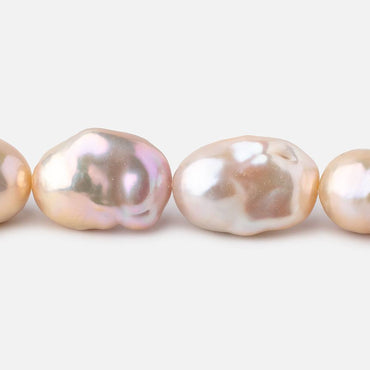 21x14-24x15mm Peach Ultra Baroque Freshwater Pearls 18 inch 18 pieces (ONLINE ORDER ONLY)