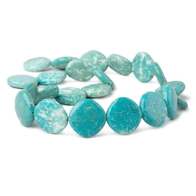 21x21mm Sleeping Beauty Turquoise plain pillows 18 inch 22 beads AAA (ONLINE ORDER ONLY)