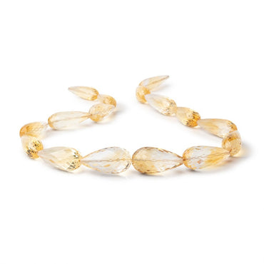 21x7-24x13mm Citrine Faceted Tear Drops 15.5 inch 16 Beads AA (ONLINE ORDER ONLY)