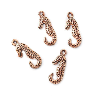 21x8mm Copper Finding Seahorse Charm Set of 4 (ONLINE ORDER ONLY)