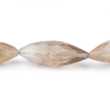 21x9-35x12mm Rutilated Quartz Faceted Marquise Beads 16 inch 16 pieces AA (ONLINE ORDER ONLY)