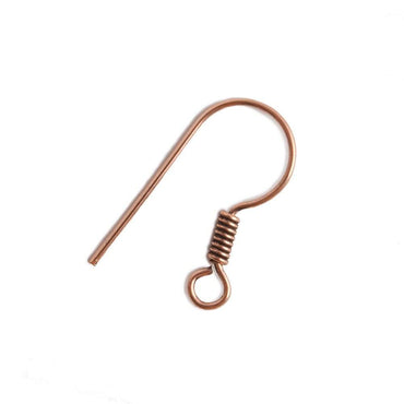 21x9mm Copper Fancy Earwire 50 pieces (ONLINE ORDER ONLY)
