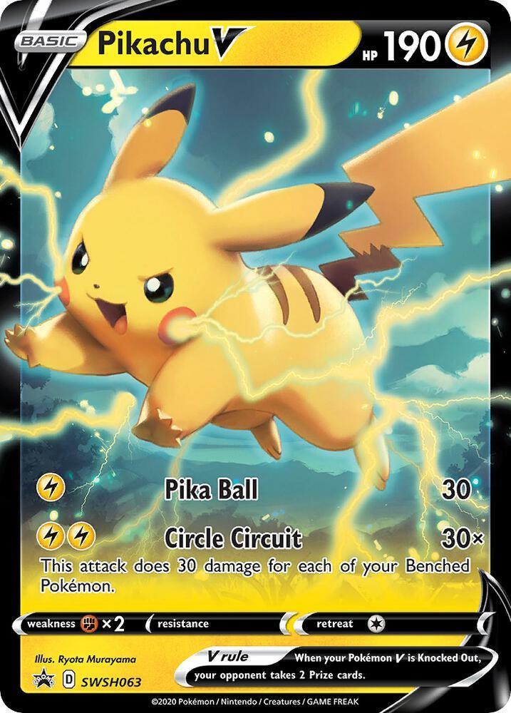 Pikachu V (SWSH063) [Sword & Shield: Black Star Promos] (Online Only)