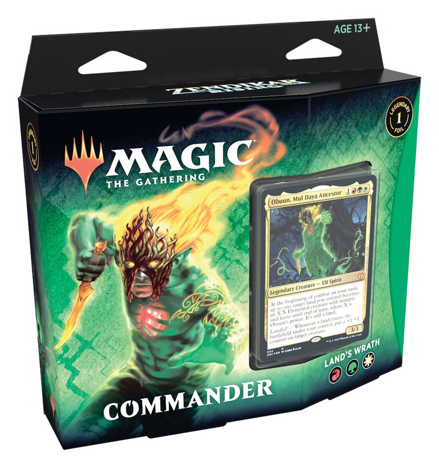 Zendikar Rising - Land's Wrath Commander Deck [ZNC] (ONLINE ORDER ONLY)