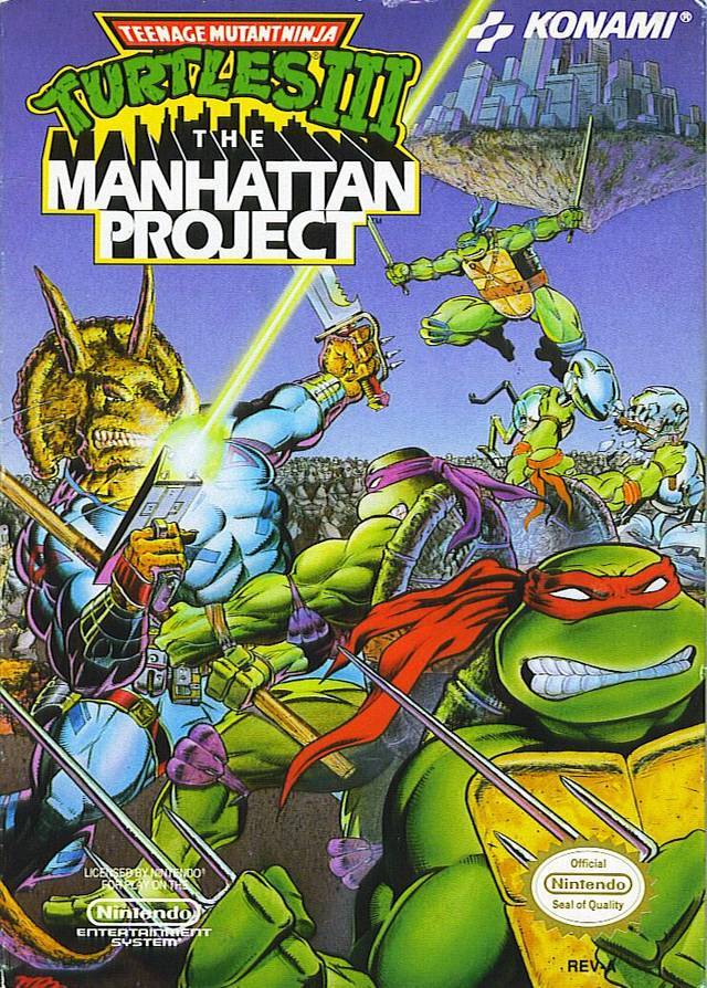Teenage Mutant Ninja Turtles III The Manhattan Project (Nintendo NES) (Online Order Only)