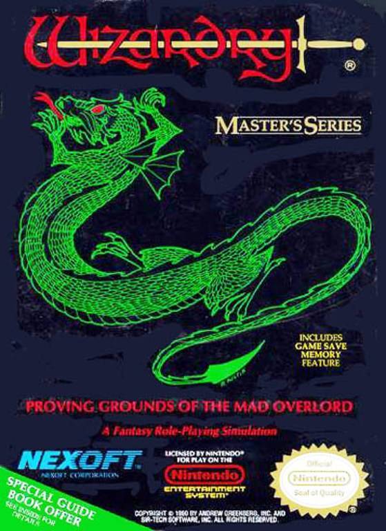 Wizardry: Proving Grounds of the Mad Overlord (Nintendo NES) (Online Order Only)