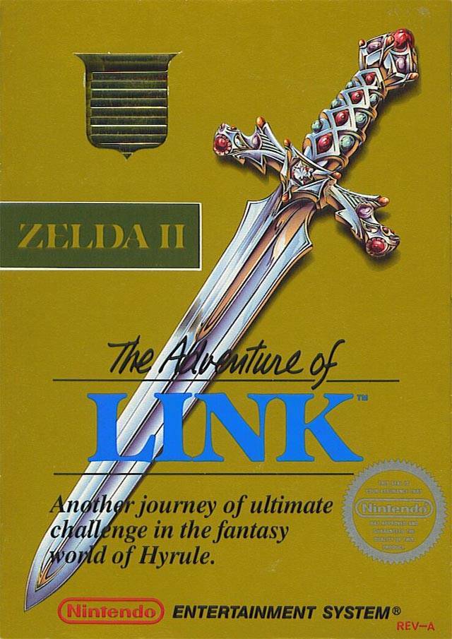 Zelda II: The Adventure of Link (Gold Cart) (Nintendo NES) (Online Only)