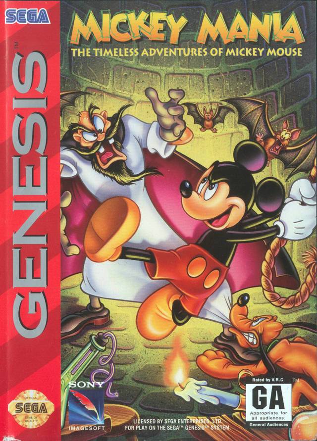 Mickey Mania (Sega Genesis) (ONLINE ORDER ONLY)