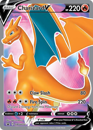 Charizard V (SWSH050) [Sword & Shield: Black Star Promos] (Online Only)