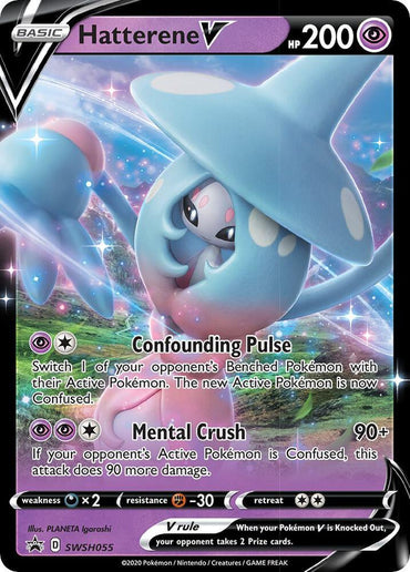 Hatterene V (SWSH055) [Sword & Shield: Black Star Promos] (Online Only)