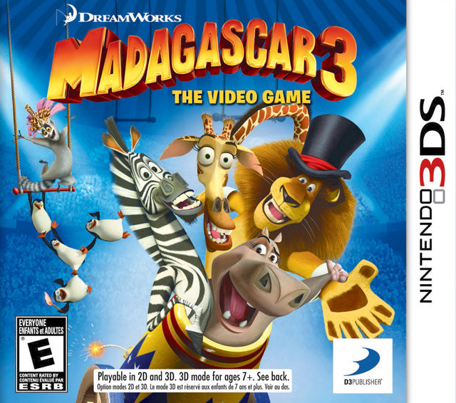 Madagascar 3 (Nintendo 3DS) (ONLINE ORDER ONLY)