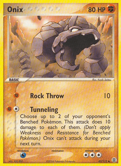 Onix (42/112) [EX: FireRed & LeafGreen] (Online Only)