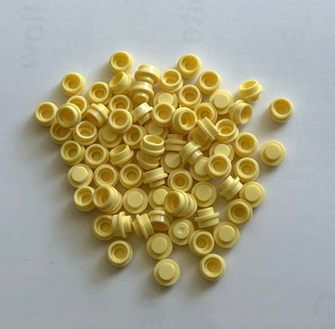 Cool Yellow 4073 1x1 Round Plate Brick – Choose Quantity – LEGO® Compatible Bulk Lot (ONLINE ORDER ONLY)