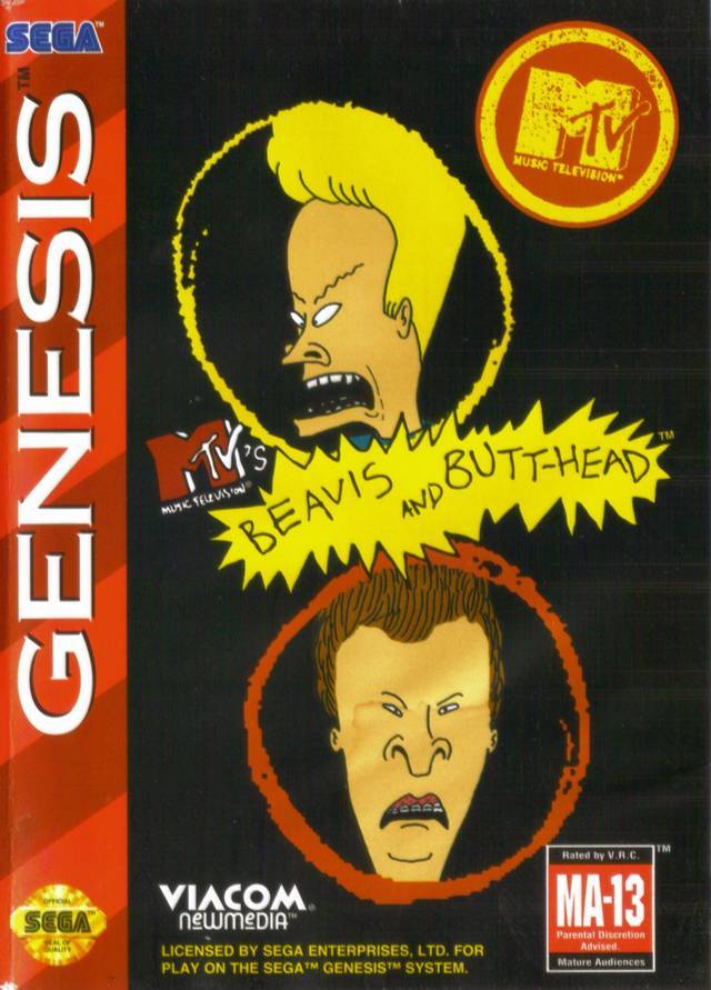 Beavis and Butt-Head (Sega Genesis) (ONLINE ORDER ONLY)