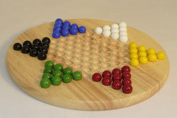 Chinese Checkers - Wood Round Board Game (ONLINE ORDER ONLY)